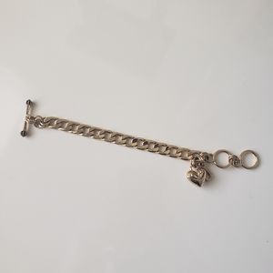 Juicy Couture gold tone chunky chain bracelet